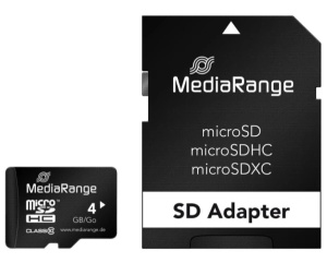 MEDIARANGE 4GB MICRO SDHC+ADAPTER/C10 - Img 2