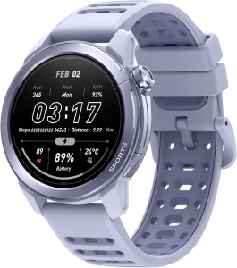 MIBRO GS ACTIVE2 PAMETNI SAT GPS, 1.32", 2 NARUKVICE, Ljubičasti
