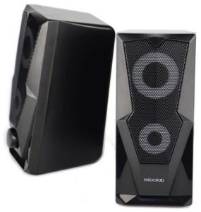 Microlab B27 Stereo zvucnici black, 10W RMS (2 x 5W), USB power, 3,5mm RGB - Img 2