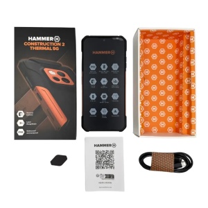 Mobilni telefon Hammer CONSTRUCTION 2 5G 8GB/256GB Orange IP69K - Img 3