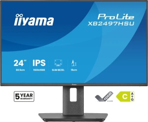 Monitor 24" Iiyama XB2497HSU-B1 IPS 1920x1080/120Hz/4ms/HDMI/DP/USB/pivot/zvucni