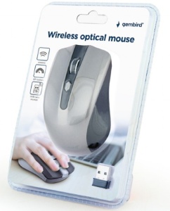 MUSW-4B-04-BG Gembird Bezicni mis 2,4GHz opticki USB 800-1600Dpi black/spacegrey 99mm.