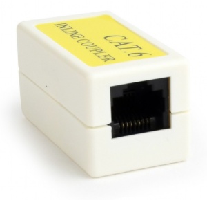 NCA-LC6-01 Gembird Cat.6 LAN coupler white Spojnica za kabl RJ-45F - Img 2