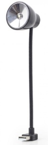 NL-02 Gembird USB notebook LED light, black - Img 2