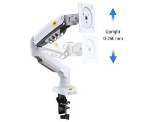 NORTH BAYOU F80-XE stoni nosač za monitor beli 17-30 inča