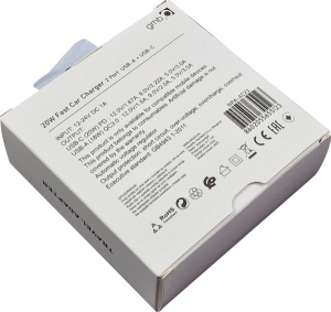 NPA-AC23 ** Gembird QC3.0 PD auto punjac +kabl-C,20W 3.6V-6.5V/2.4A, 6.5V-9V/1.67, 9V-12V/1.3A (287) - Img 2