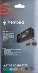NPA65-190-3420 (AC07) Gembird punjac za laptop 65W-19V-3.42A, 5.5x1.7mm yellow (Alt=AC09) - Img 2