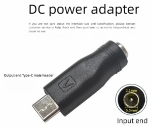 NPC-5.2x2.5mm USB TYPE-C DC to DC 20V Connector (V) (prodaje se na komad) - Img 3