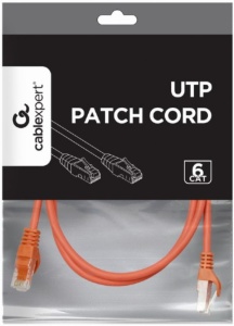 PP6U-1M/R Gembird Mrezni kabl, CAT6 UTP Patch cord 1m red - Img 2