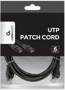 PP6U-3M/BK Gembird Mrezni kabl, CAT6 UTP Patch cord 3m black - Img 2