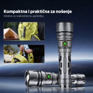 Punjiva LED baterijska lampa 11858 - Img 2