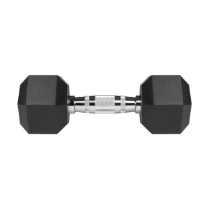 REBEL ACTIVE Gumirani HEX tegovi (bučice), par 2x6 kg, model RBA-2325-06 - Img 4