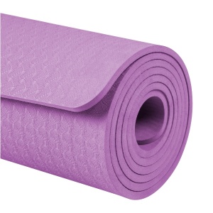 REBEL ACTIVE Joga i fitnes prostirka TPE pena 6mm ljubičasta RBA-3152-PU - Img 3