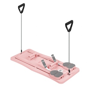 REBEL ACTIVE Kućni set za pilates - višefunkcionalna fitnes sprava 9 u 1, roza boja, model RBA-3069-PK
