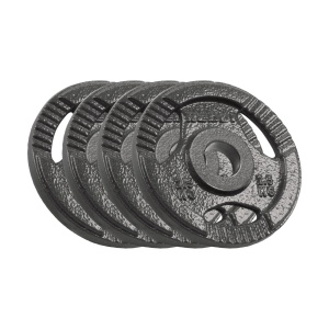 REBEL ACTIVE Liveni gvozdeni olimpijski tegovi sa rukohvatima set 4x2.5kg / 51mm RBA-2143-02.5