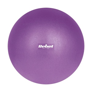 REBEL ACTIVE Mini pilates rehabilitaciona lopta za trening 25 cm ljubičasta RBA-3103-PU - Img 6