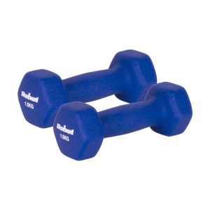 REBEL ACTIVE Neopren HEX bučice, par 2x1.5 kg, model RBA-2330-1.5