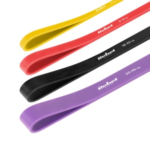 REBEL ACTIVE Set TPE traka za vežbanje Power Band PT-S7 otpor 4-82 kg 7 traka u setu RBA-3001-S7 - Img 2
