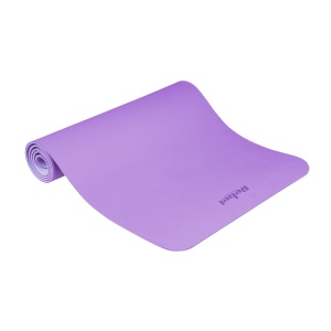 REBEL ACTIVE Strunjača prostirka za jogu, pilates i fitnes 183x61 cm 1 cm TPE ljubičasta RBA-3158-2PU