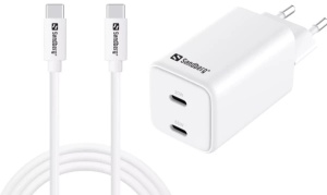 Sandberg 441-75 AC Charger USB-C PD65W EU 1.5M