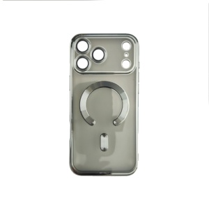 Silikonska futrola Magsafe Iphone 17 Pro SILVER
