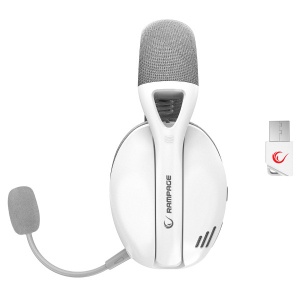 Slušalice sa mikrofonom Rampage CRACK H11 Bluetooth bele - Img 4