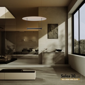SOLEA 30 LUSTER 30W 3000K CRNA/ZLATO - Img 2