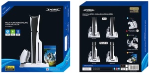 Stalak za PS5/PS5 SLIM DOBE multifunkcionalni TP5-3537B beli