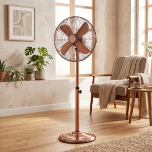 Stojeći ventilator, 40 cm, 50W, bakarni - Img 2