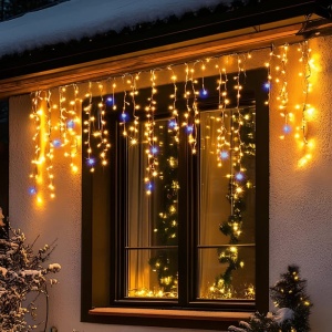 Svetleći niz sa 300 toplo belih LED dioda 5m
