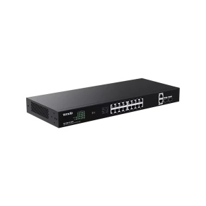 Svič 10/100/1000 18-port + 2SFP Tenda TEG1120P-16-150W/16-Port PoE - Img 4