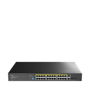 Svič 10/100/1000 24-port Cudy GS1026PS2/24 PoE+/2x Uplink/2x SFP/300W