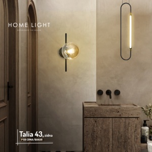 TALIA 43 ZIDNA LAMPA 1*G9 CRNA/BAKAR - Img 2