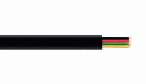 TC1000S-100M-B Gembird Flat Telefonski kabl, 4 zice, 100m black - Img 1