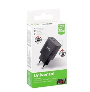 TNB CHPD30W2 Zidni punjač sa USB-A+USB-C KONEKTORIMA, 30W - Img 2