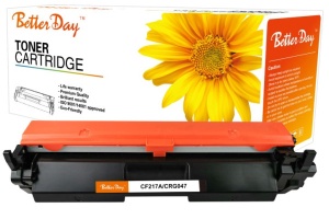 Toner BetterDay CF217A / CRG047 zam. kaseta za HP/Canon 1.6k (sa cipom) - Img 3