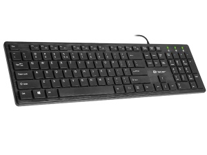 TRACER Standardna USB tastatura low profile keys US layout crna Ofis - Img 2