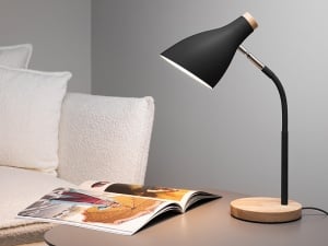 TRACER Stona lampa Scandi E27 max 40W drvo-crna Scandi Black - Img 3