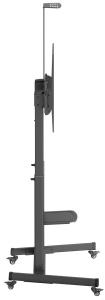 TVS-100T-03 Gembird Mobilni sto sa tockicima, tilt, 60-100, crne boje - Img 3