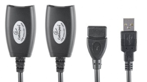 UAE-30M Gembird USB extender radi sa CAT5e ili CAT6 LAN kablom, 30m - Img 1