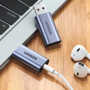 UGREEN CM383 USB 2.0 na 3.5mm audio adapter - Img 2