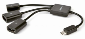 UHB-OTG-02 Gembird OTG HUB 2xUSB na microUSB - Img 2