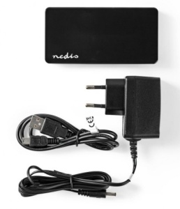 UHUBU2730BK USB 2.0 7-port hub + AD/DC adapter - Img 1
