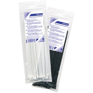 USE Plastične vezice 4,8mm x 400mm, pakovanje 25 kom. crna - CT 400/4,8B - Img 1