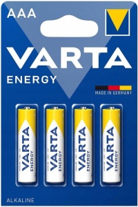 VARTA ENERGY AAA 1.5V LR03 MN2400, ALKALNE baterije, PAK4 (cena po kom.)