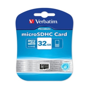 VERBATIM 32GB MICRO SDHC CLASS 10