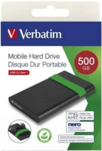 Verbatim EHV53111 Black 2.5inc 500GB, Externi hard disk USB 3.2 53111 - Img 2