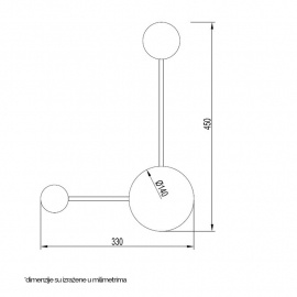VESTA 472 ZIDNA LAMPA 8W 3000K BELA - Img 4