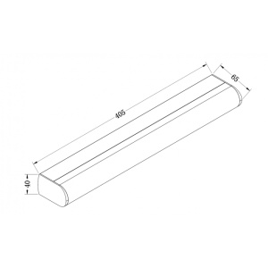 VESTA 597 ZIDNA LAMPA LED 9W 4200K SIVA - Img 2