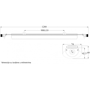 VODODIHT LED SLIM BELI LG236A 36W 6500K - Img 3
